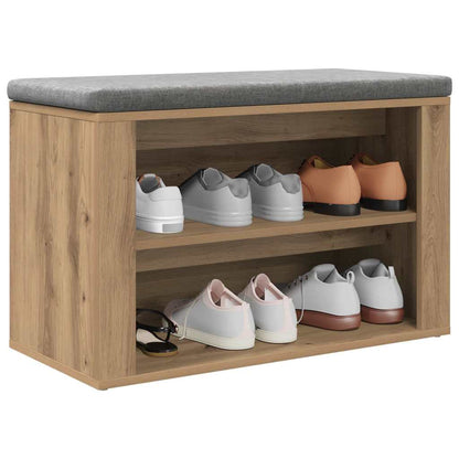 Schuhregal 75 x 35 x 45 cm Holzwerkstoff Artisan-Eiche