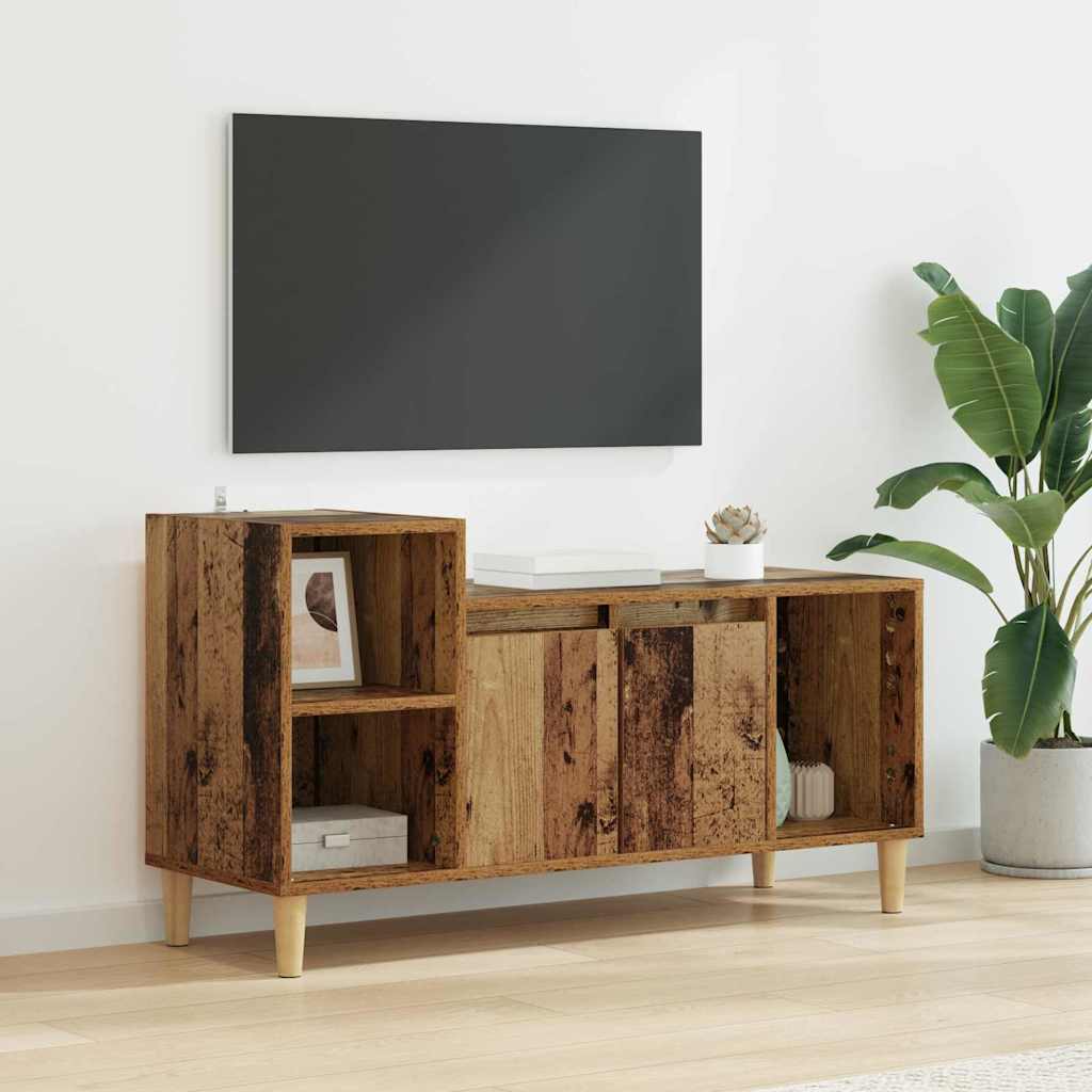 TV-Schränk 100 x 35 x 55 cm Altholz Holzwerkstoff