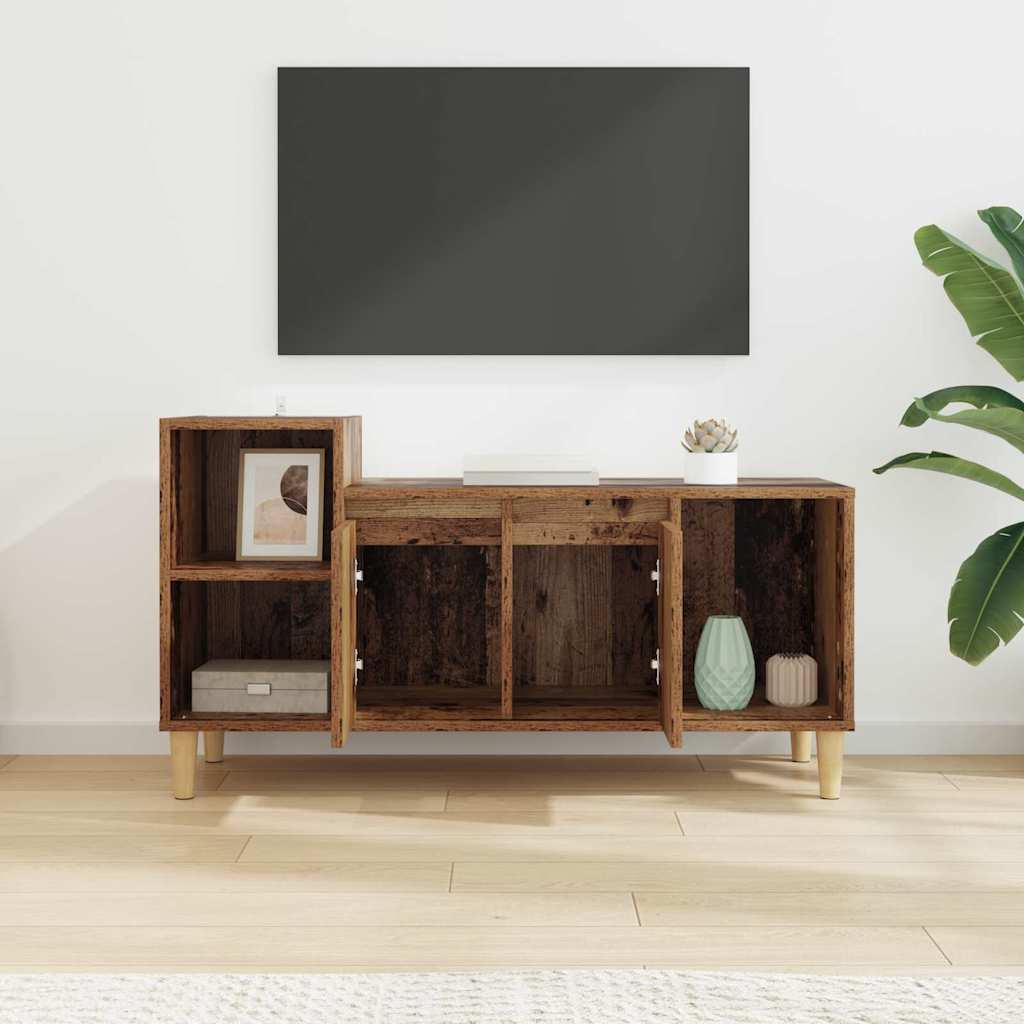 TV-Schränk 100 x 35 x 55 cm Altholz Holzwerkstoff