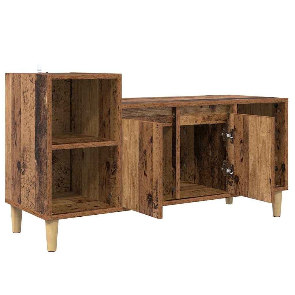 TV-Schränk 100 x 35 x 55 cm Altholz Holzwerkstoff