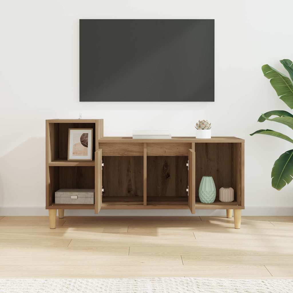 TV-Schränk 100 x 35 x 55 cm Artisan-Eiche Holzwerkstoff