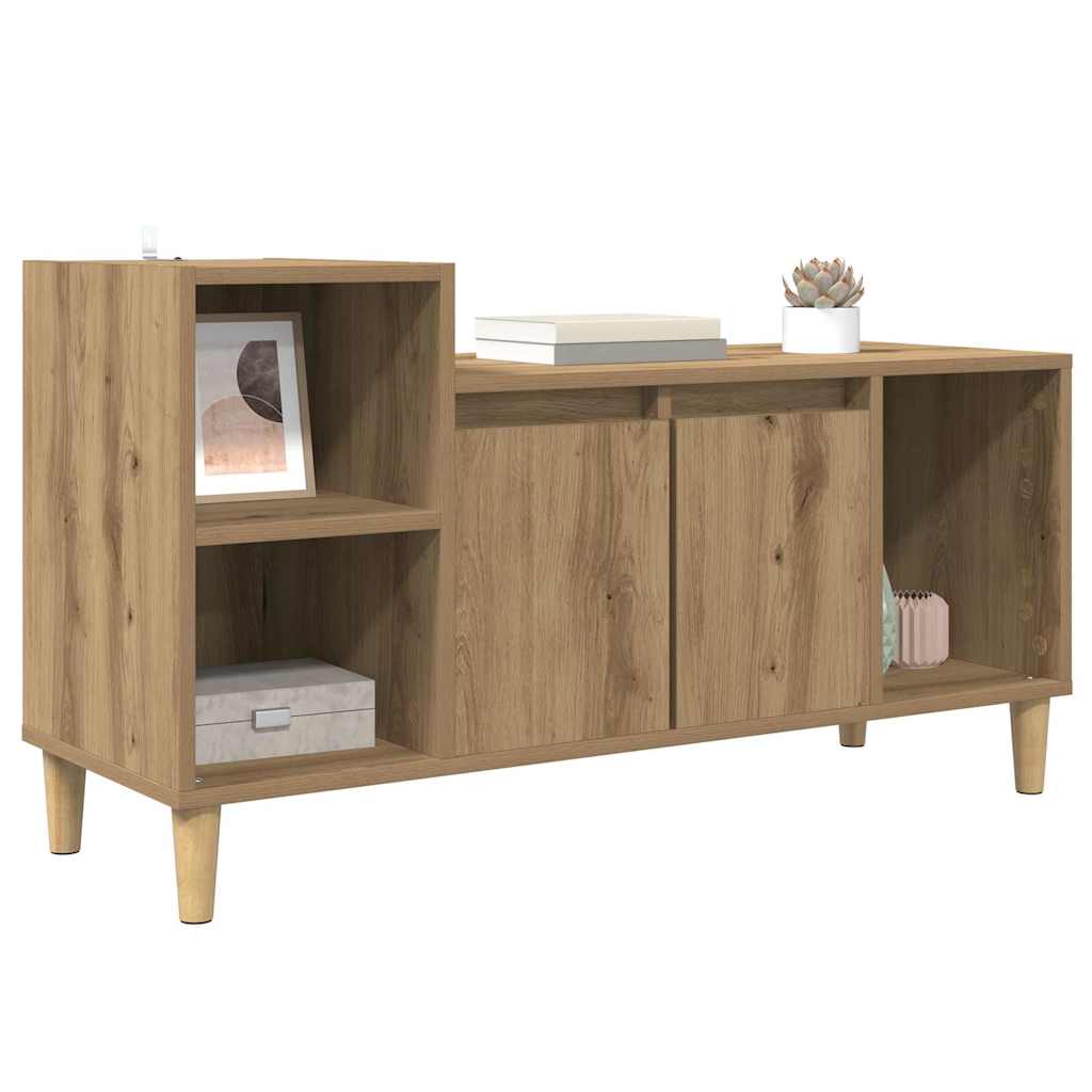 TV-Schränk 100 x 35 x 55 cm Artisan-Eiche Holzwerkstoff