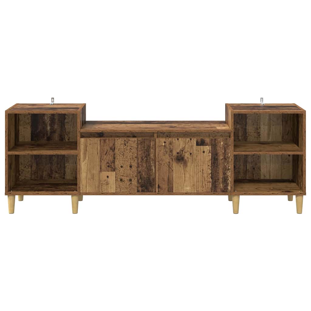 TV-Schränk 160 x 35 x 55 cm Altholz Holzwerkstoff