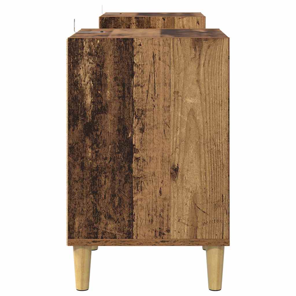 TV-Schränk 160 x 35 x 55 cm Altholz Holzwerkstoff