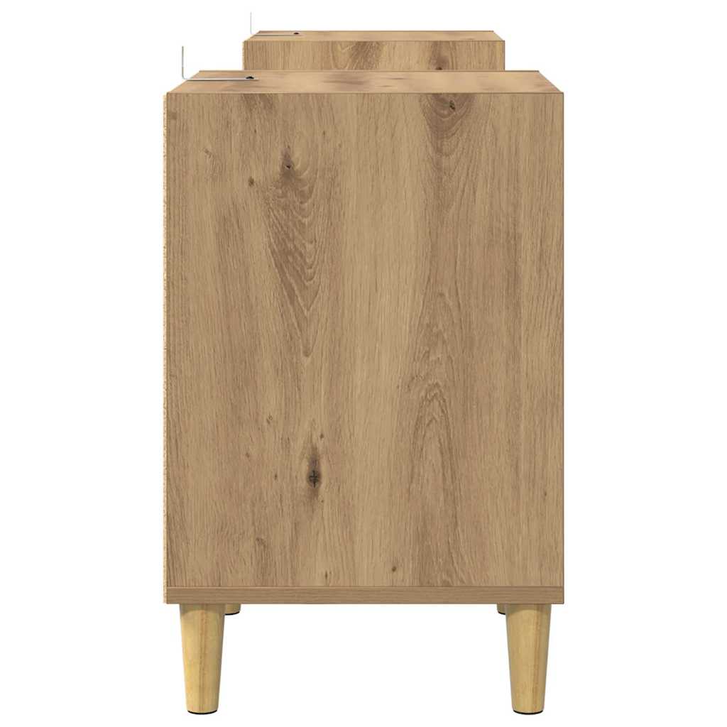 TV-Schränk 160 x 35 x 55 cm Artisan-Eiche Holzwerkstoff