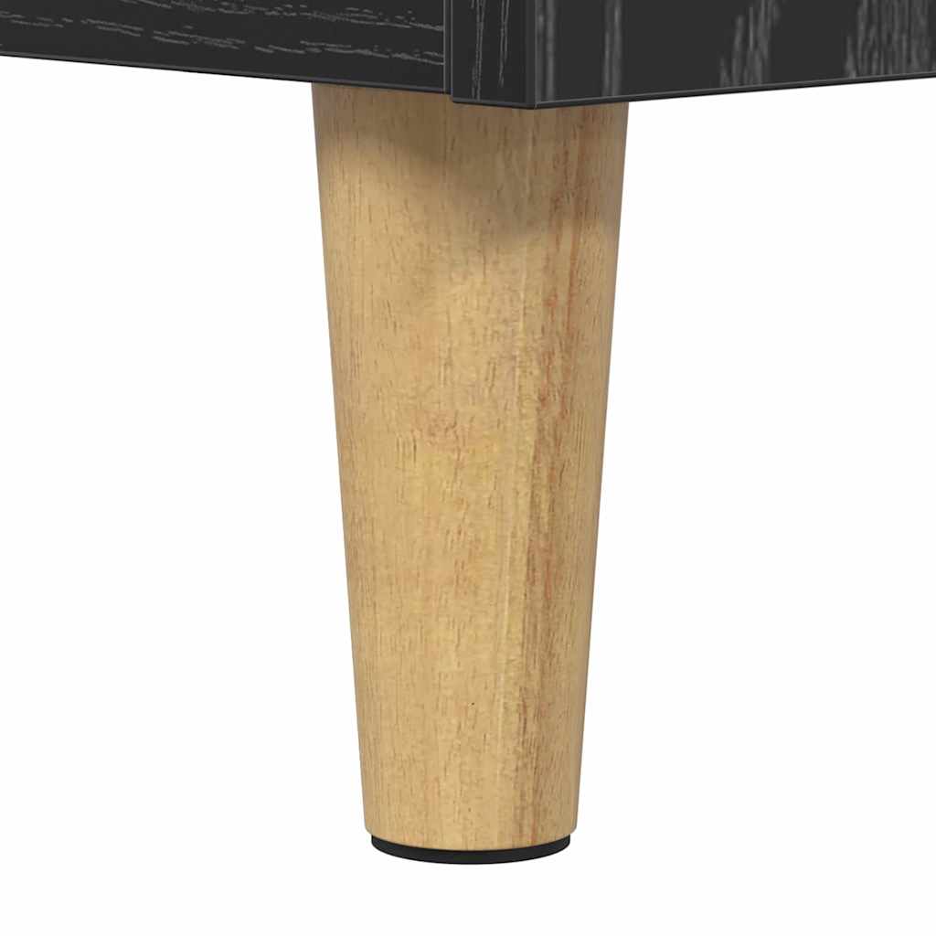 TV-Schränk 160 x 35 x 55 cm Schwarz Eichen-Optik Holzwerkstoff
