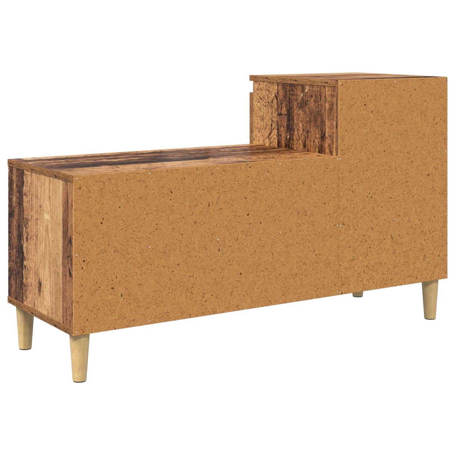 Schuhschrank 102 x 36 x 60 cm Holzwerkstoff Altholz