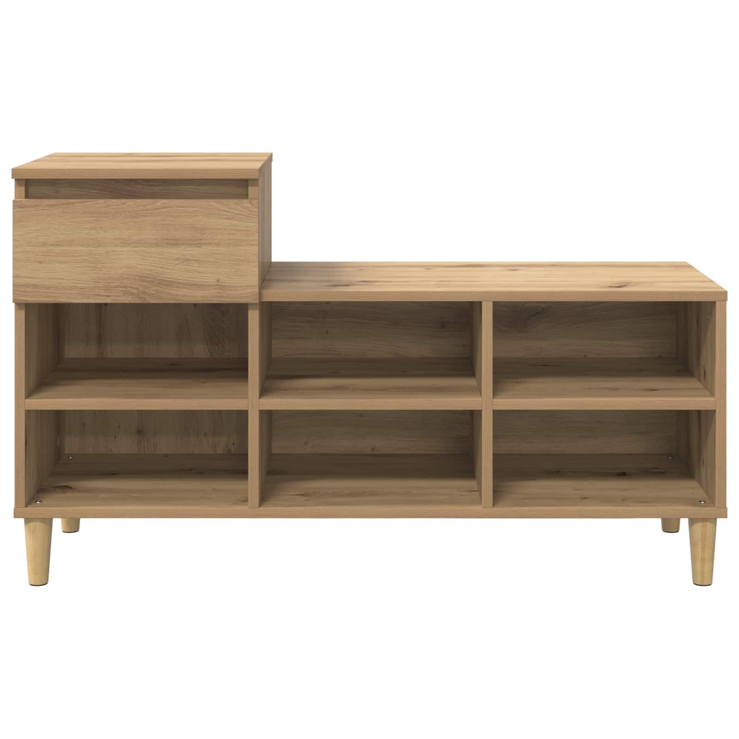Schuhschrank 102 x 36 x 60 cm Holzwerkstoff Artisan-Eiche
