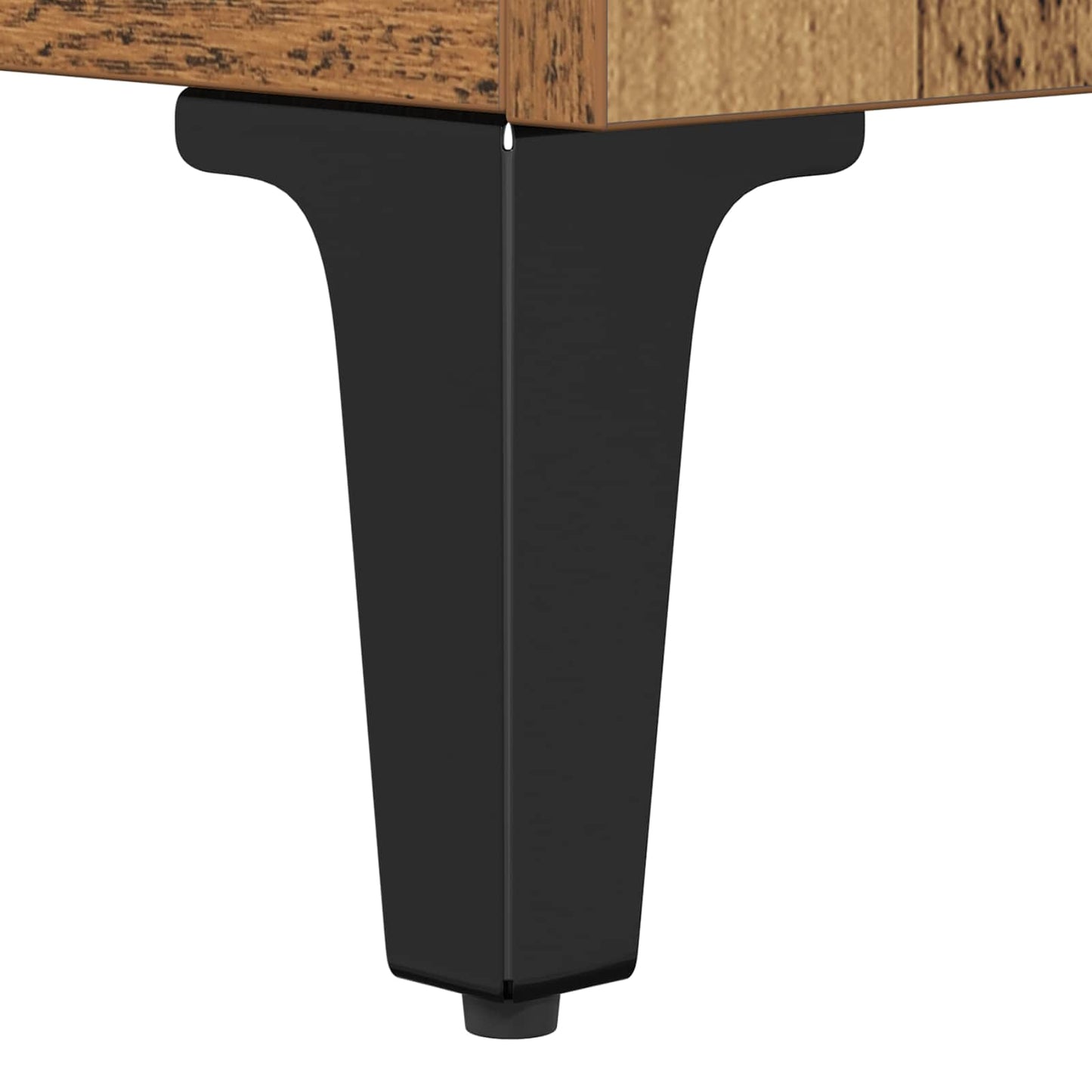 Schuhschrank 102 x 36 x 60 cm Holzwerkstoff Altholz