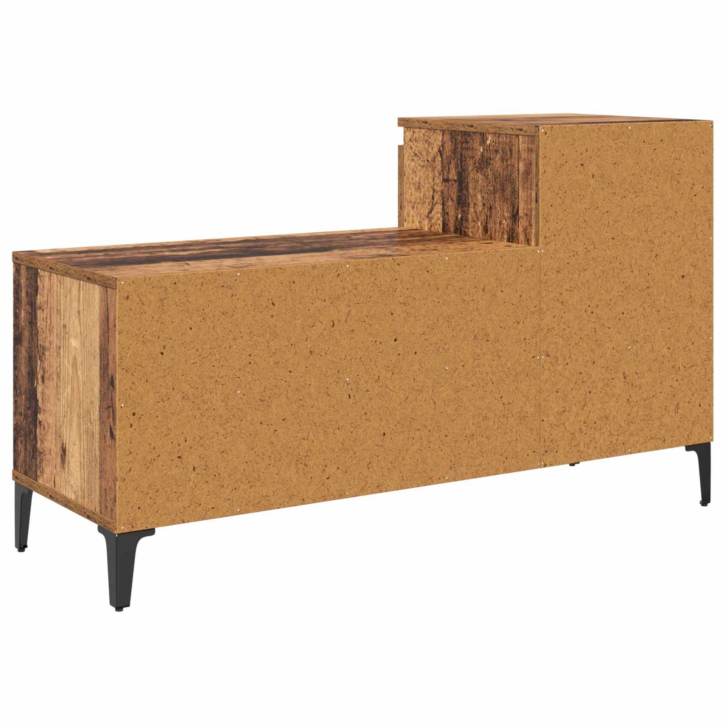 Schuhschrank 102 x 36 x 60 cm Holzwerkstoff Altholz