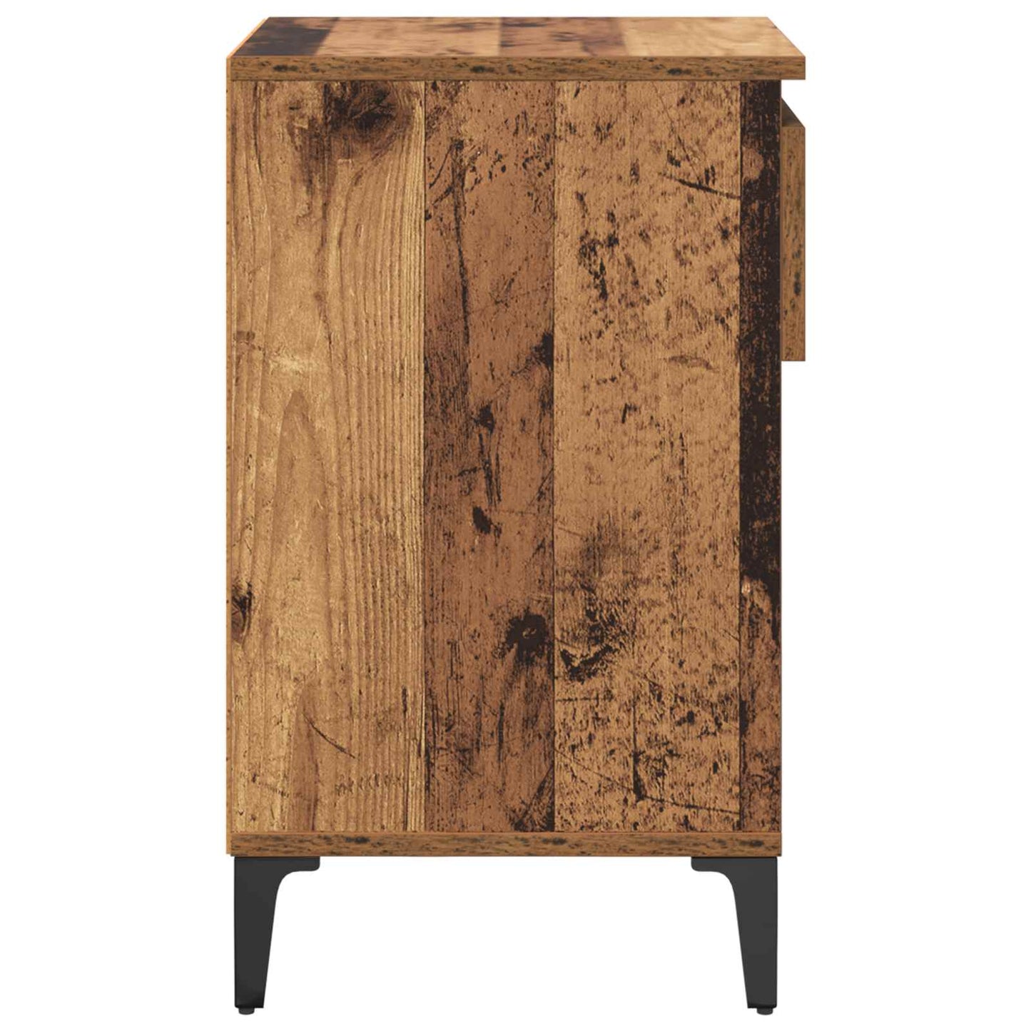 Schuhschrank 102 x 36 x 60 cm Holzwerkstoff Altholz