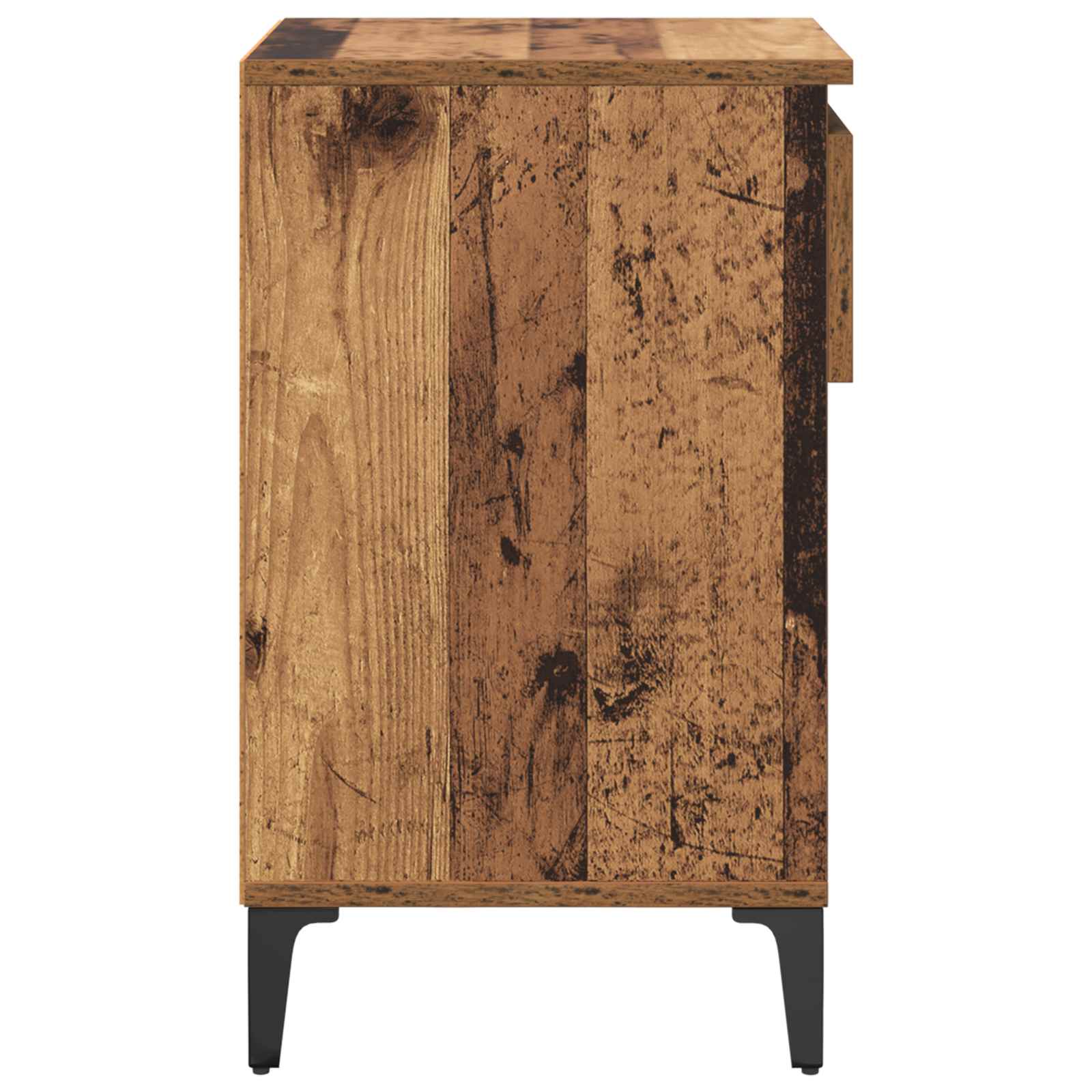 Schuhschrank 102 x 36 x 60 cm Holzwerkstoff Altholz