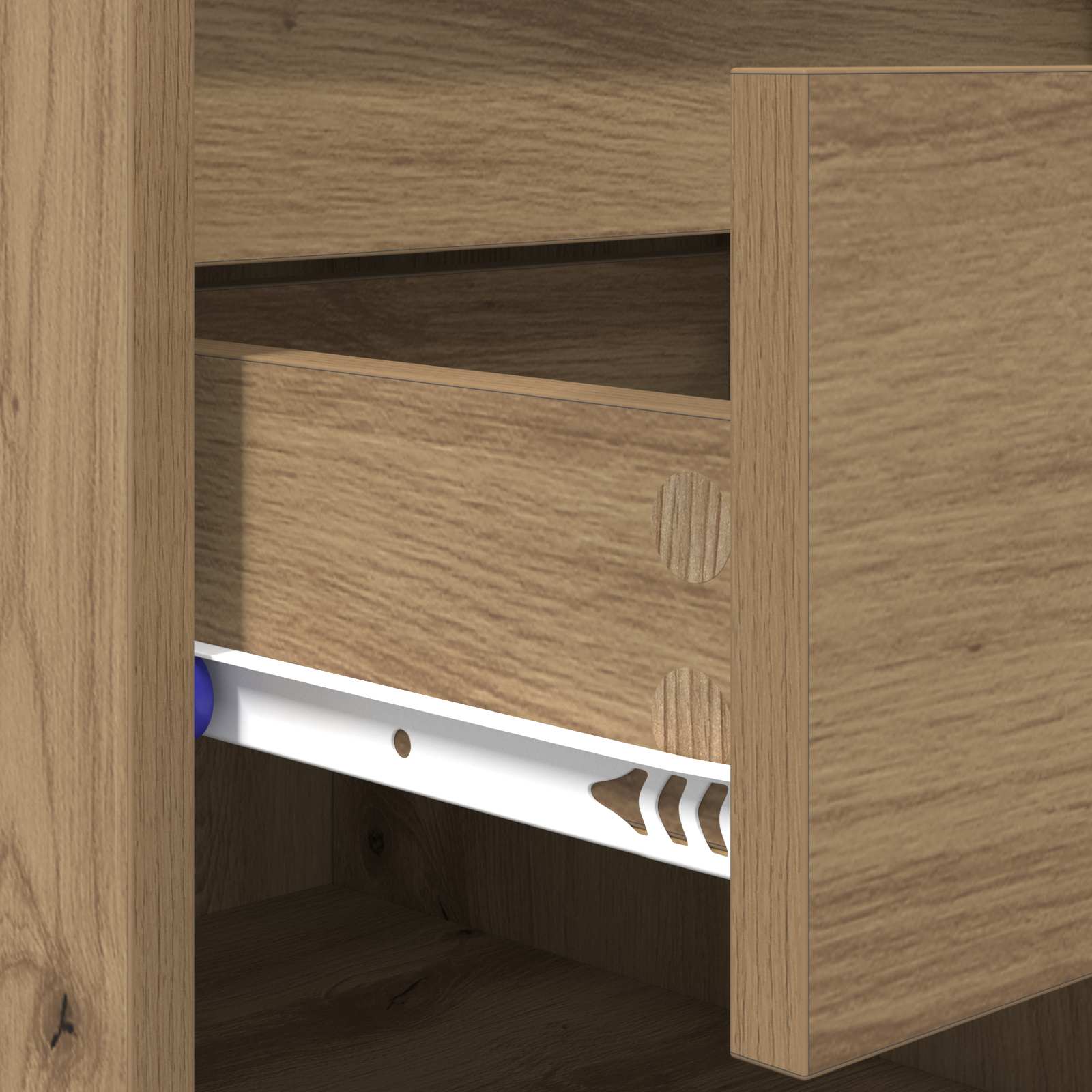 Schuhschrank 102 x 36 x 60 cm Holzwerkstoff Artisan-Eiche