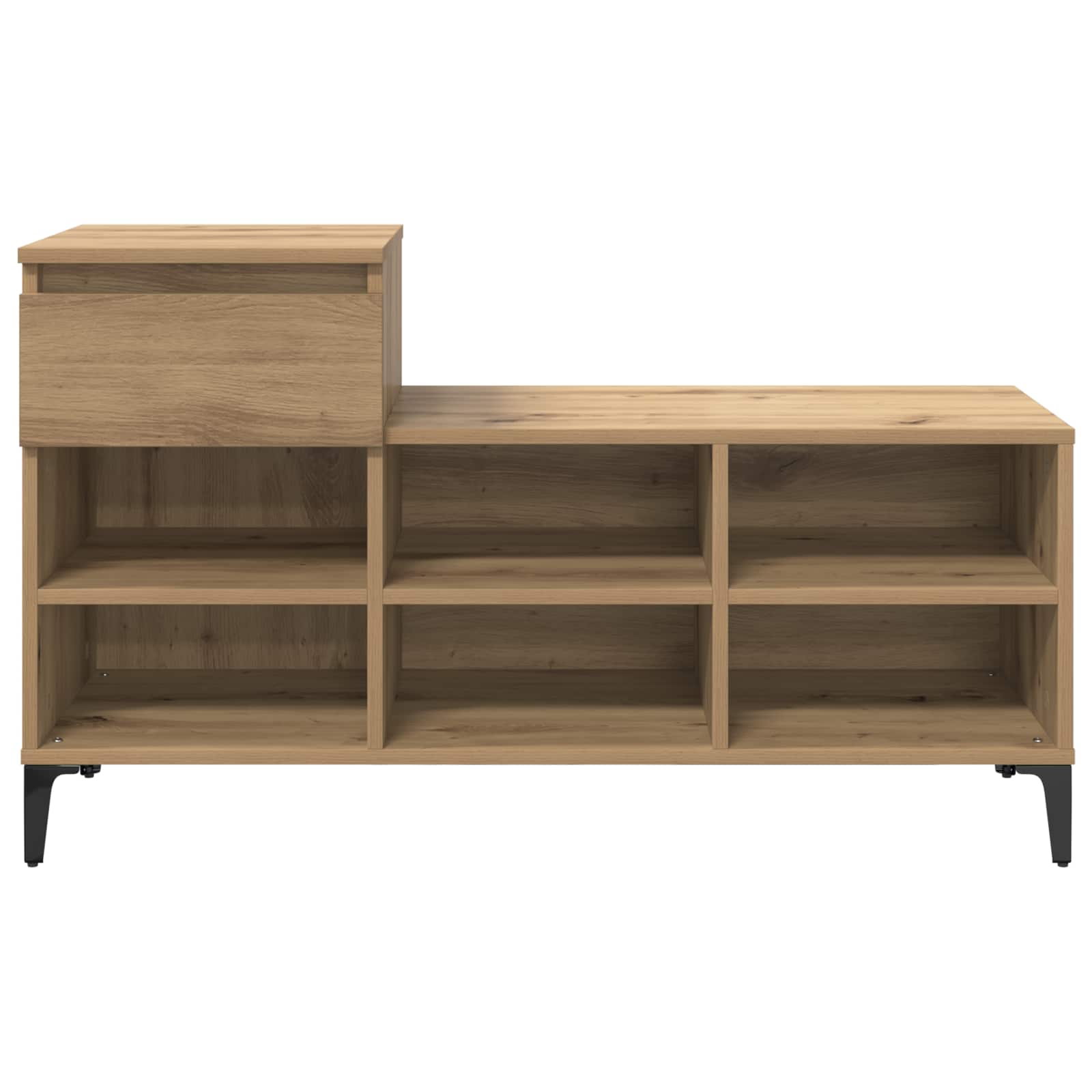 Schuhschrank 102 x 36 x 60 cm Holzwerkstoff Artisan-Eiche