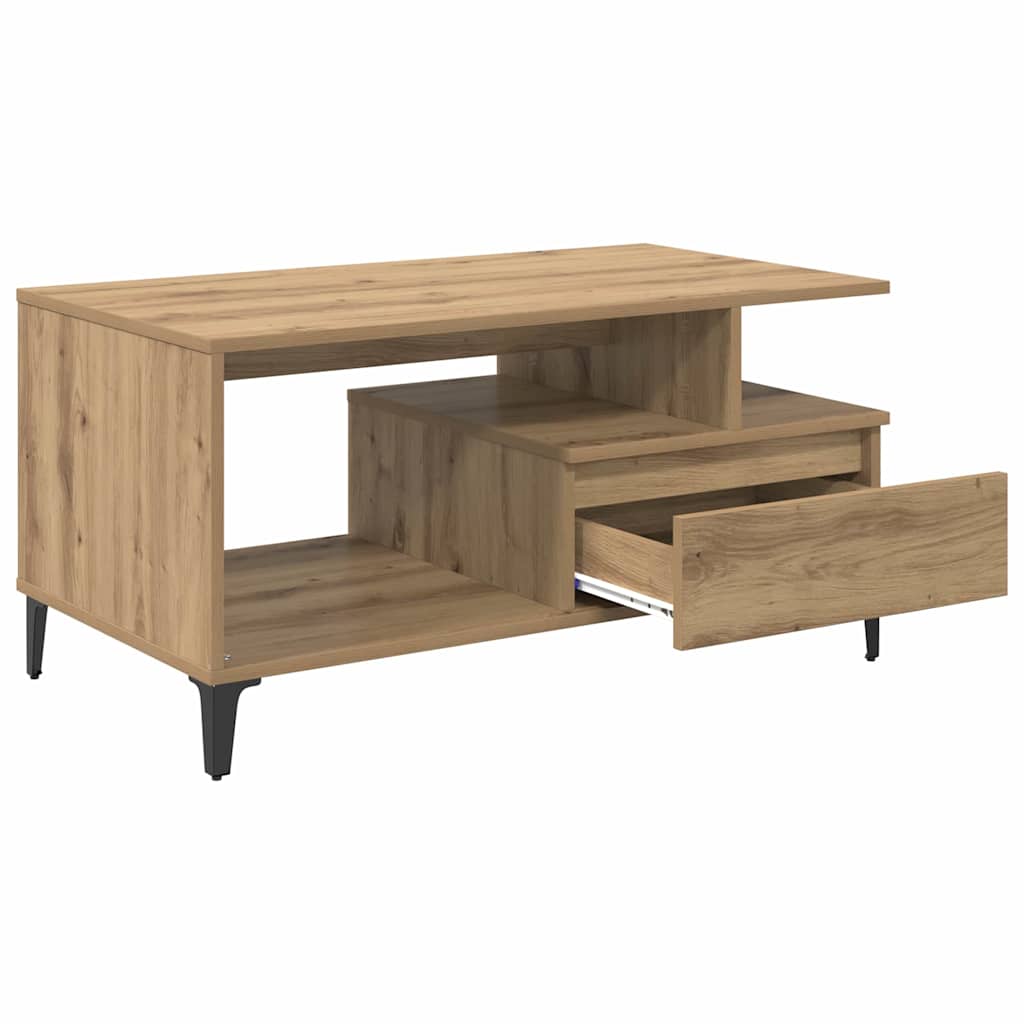 Couchtisch Artisan-Eiche 90 x 49 x 45 cm Holzwerkstoff