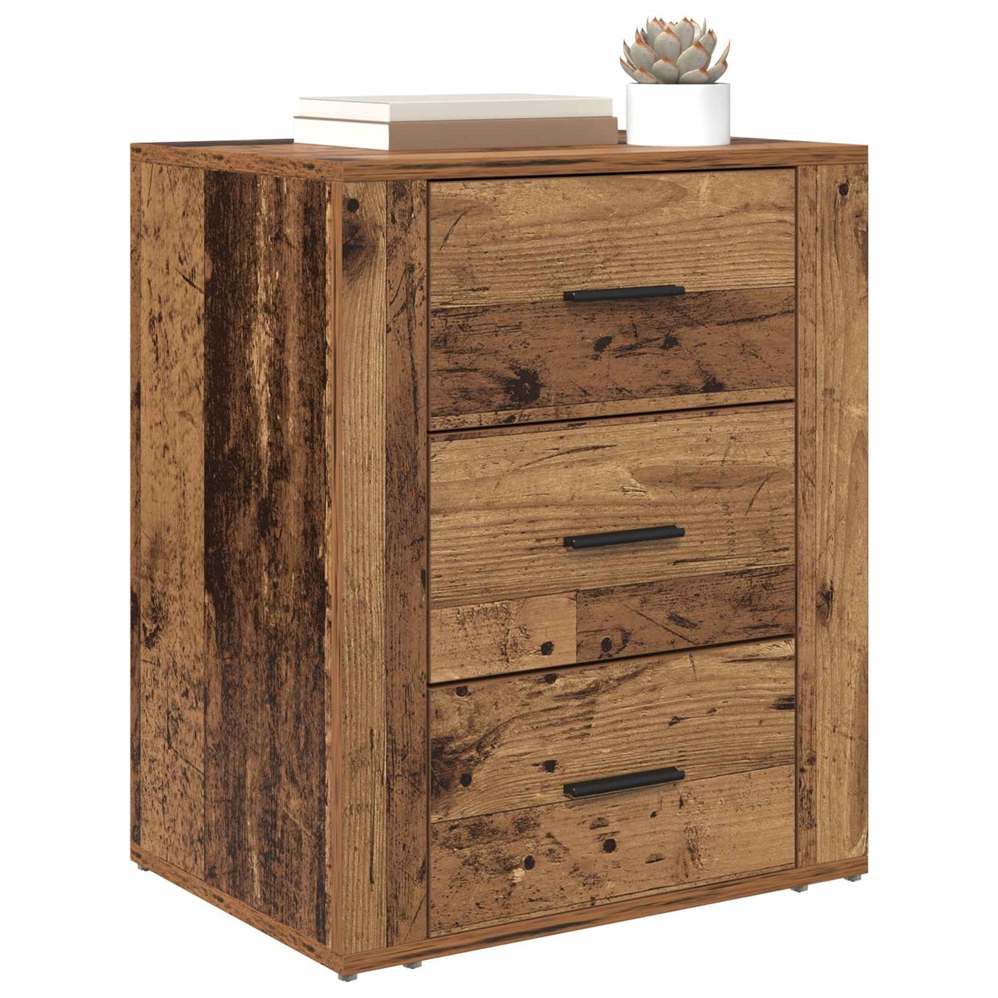 Nachttisch Altholz 35 x 50 x 60 cm Holzwerkstoff