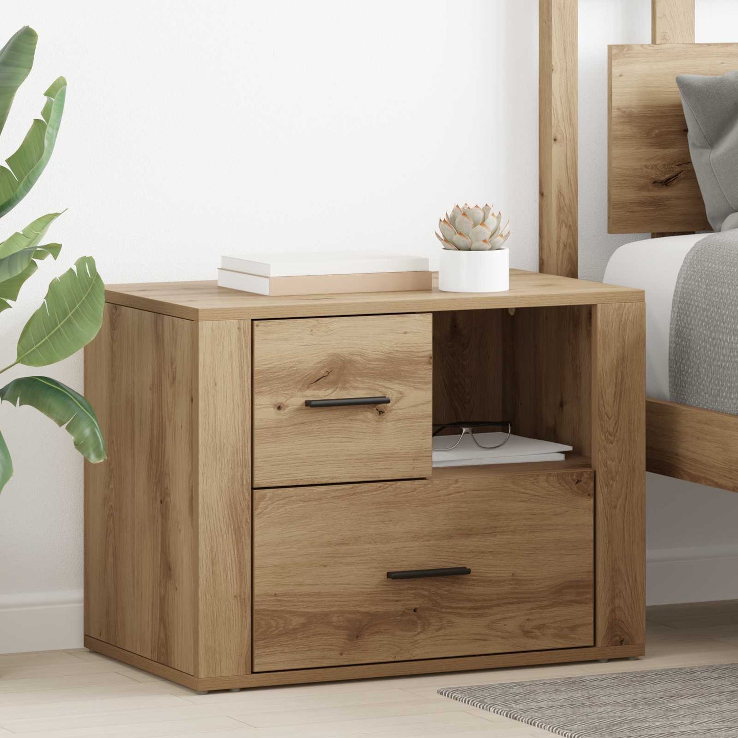 Nachttisch Artisan-Eiche 35 x 60 x 50 cm Holzwerkstoff