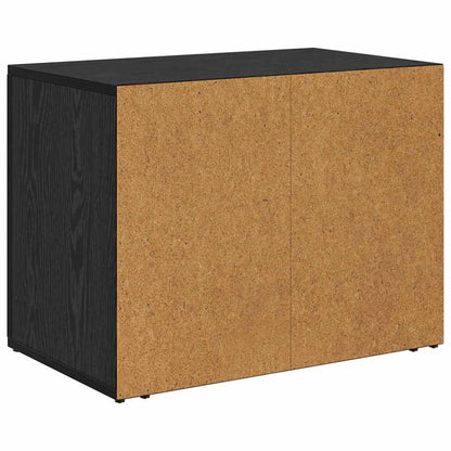 Nachttisch Schwarz Eichen-Optik 35 x 60 x 50 cm Holzwerkstoff