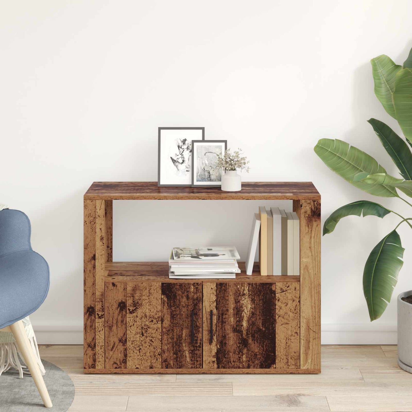 Sideboard Altholz 80 x 30 x 60 cm Holzwerkstoff