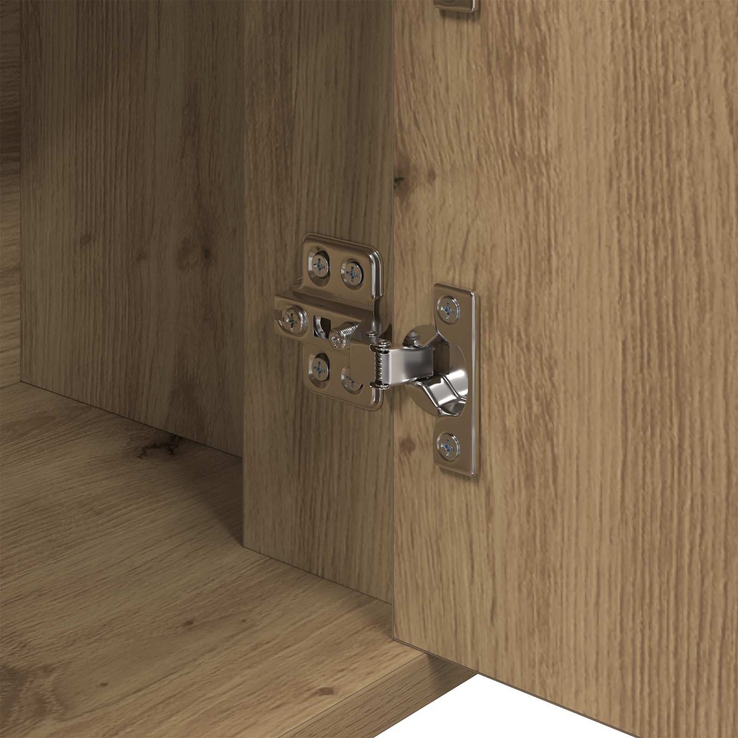 Sideboard Artisan-Eiche 30 x 80 x 90 cm Holzwerkstoff