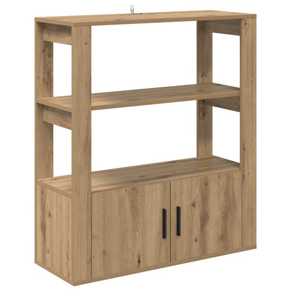 Sideboard Artisan-Eiche 30 x 80 x 90 cm Holzwerkstoff