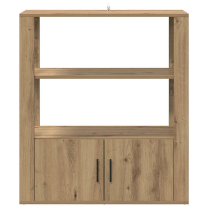 Sideboard Artisan-Eiche 30 x 80 x 90 cm Holzwerkstoff