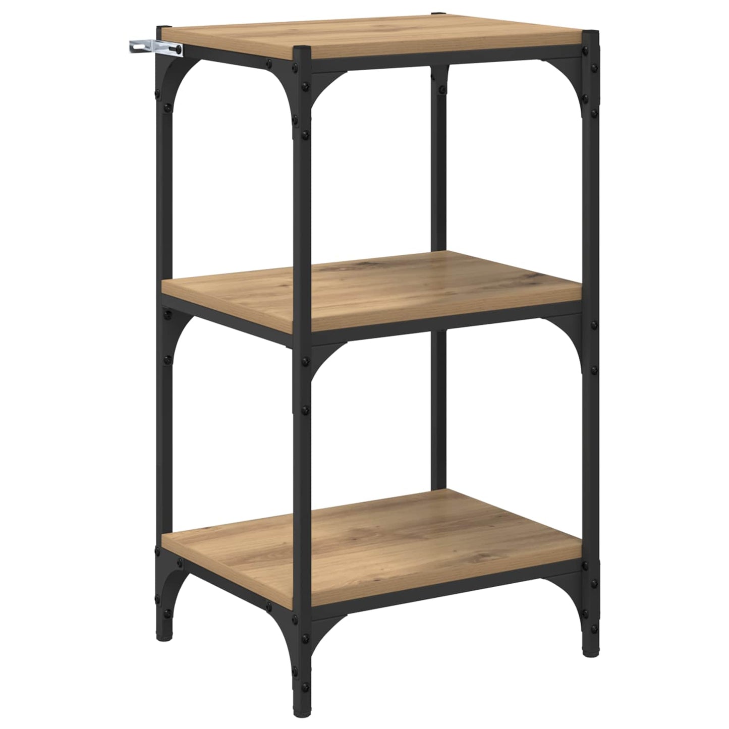 Bücherregal 3 Ebenen 40 x 33 x 70,5 cm Holzwerkstoff