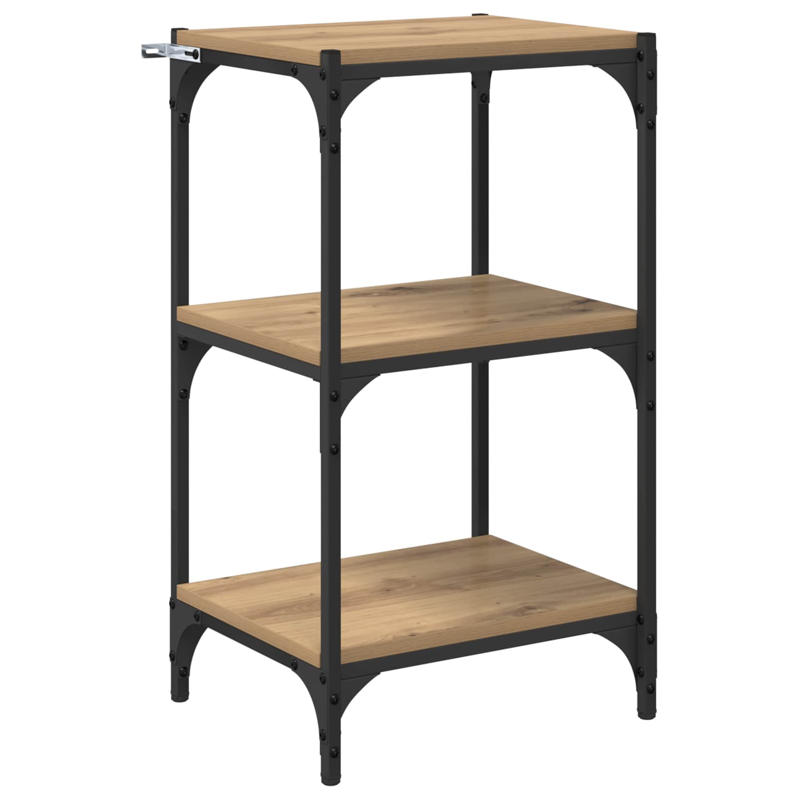 Bücherregal 3 Ebenen 40 x 33 x 70,5 cm Holzwerkstoff