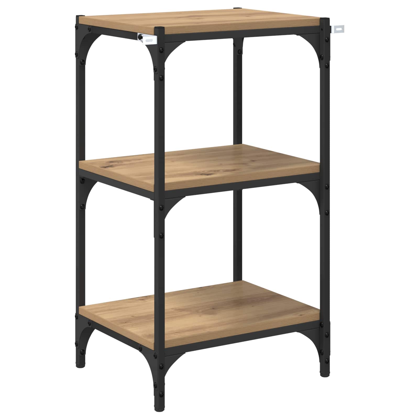 Bücherregal 3 Ebenen 40 x 33 x 70,5 cm Holzwerkstoff