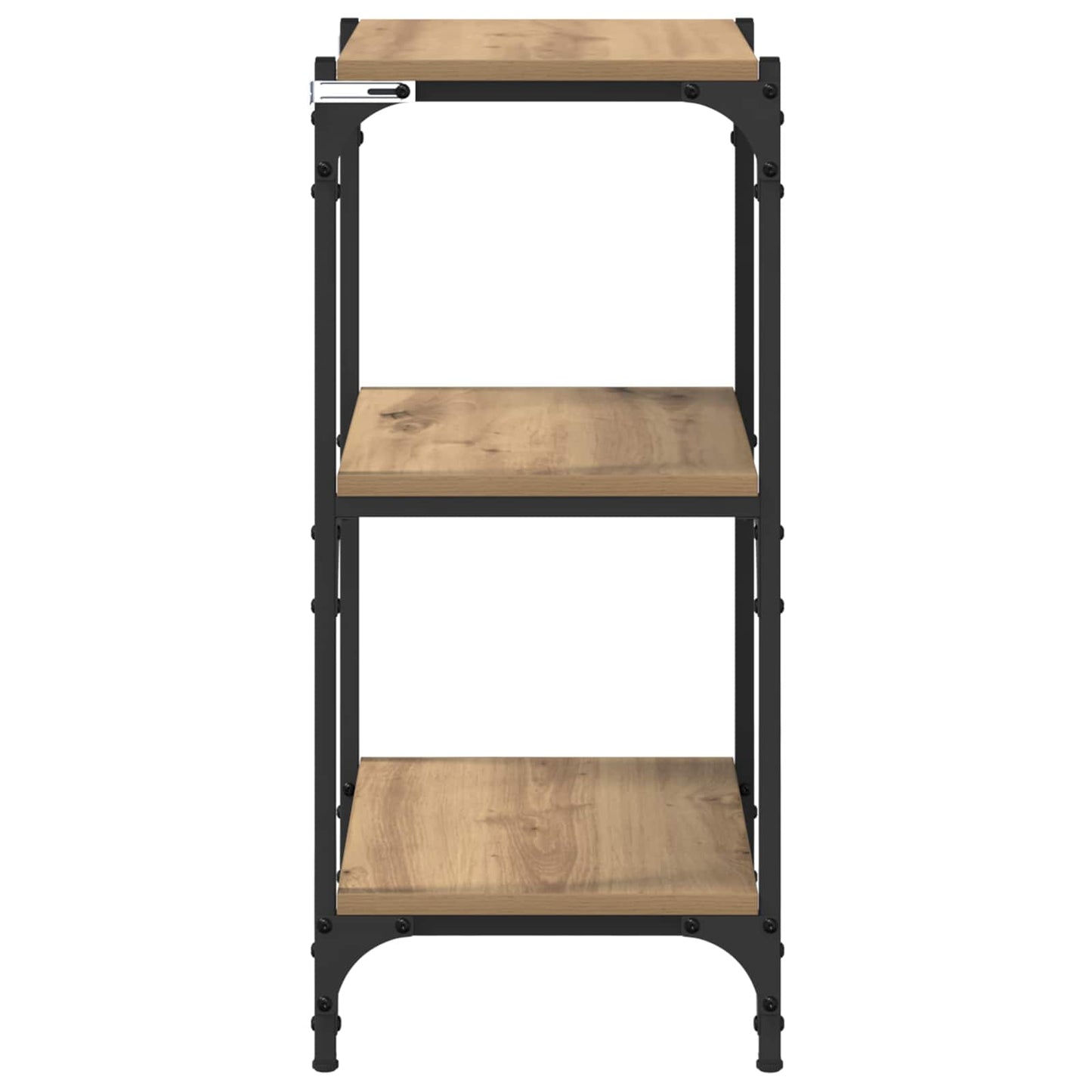 Bücherregal 3 Ebenen 40 x 33 x 70,5 cm Holzwerkstoff