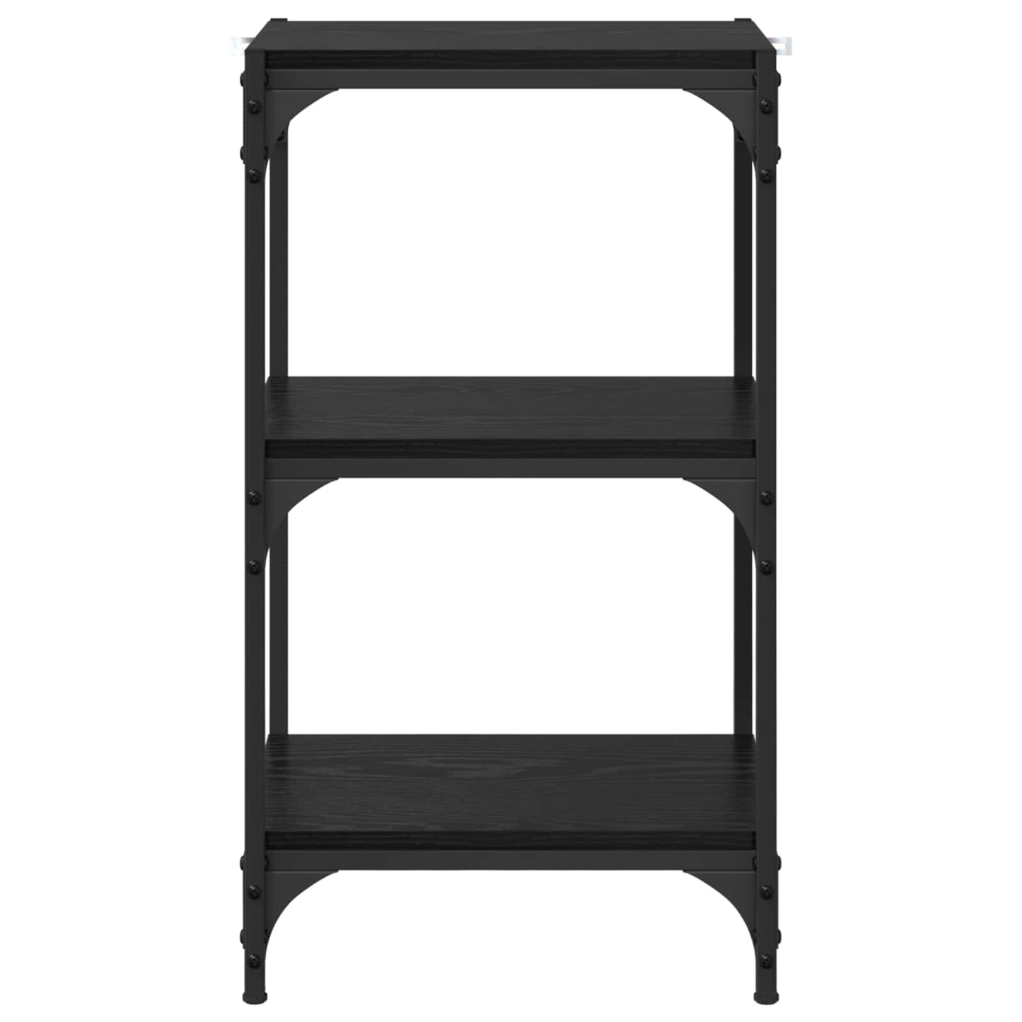 Bücherregal Schwarz Eichen-Optik 40 x 33 x 70,5 cm