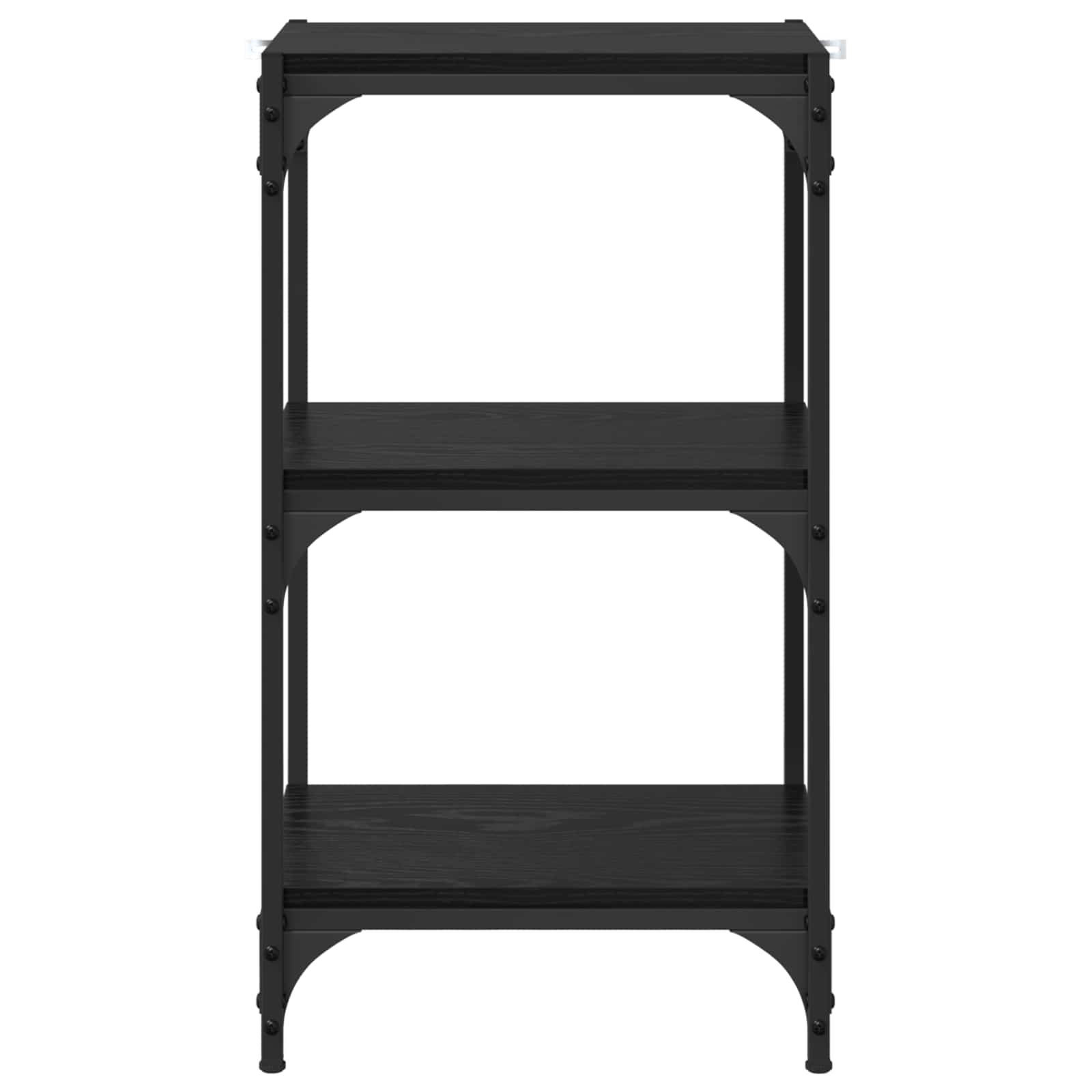 Bücherregal Schwarz Eichen-Optik 40 x 33 x 70,5 cm