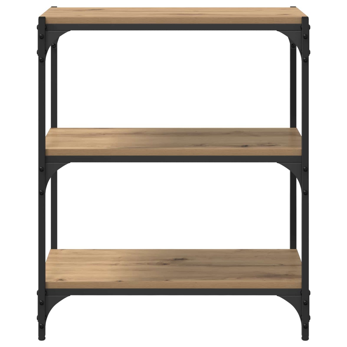 Bücherregal 3 Ebenen 60 x 33 x 70,5 cm Holzwerkstoff