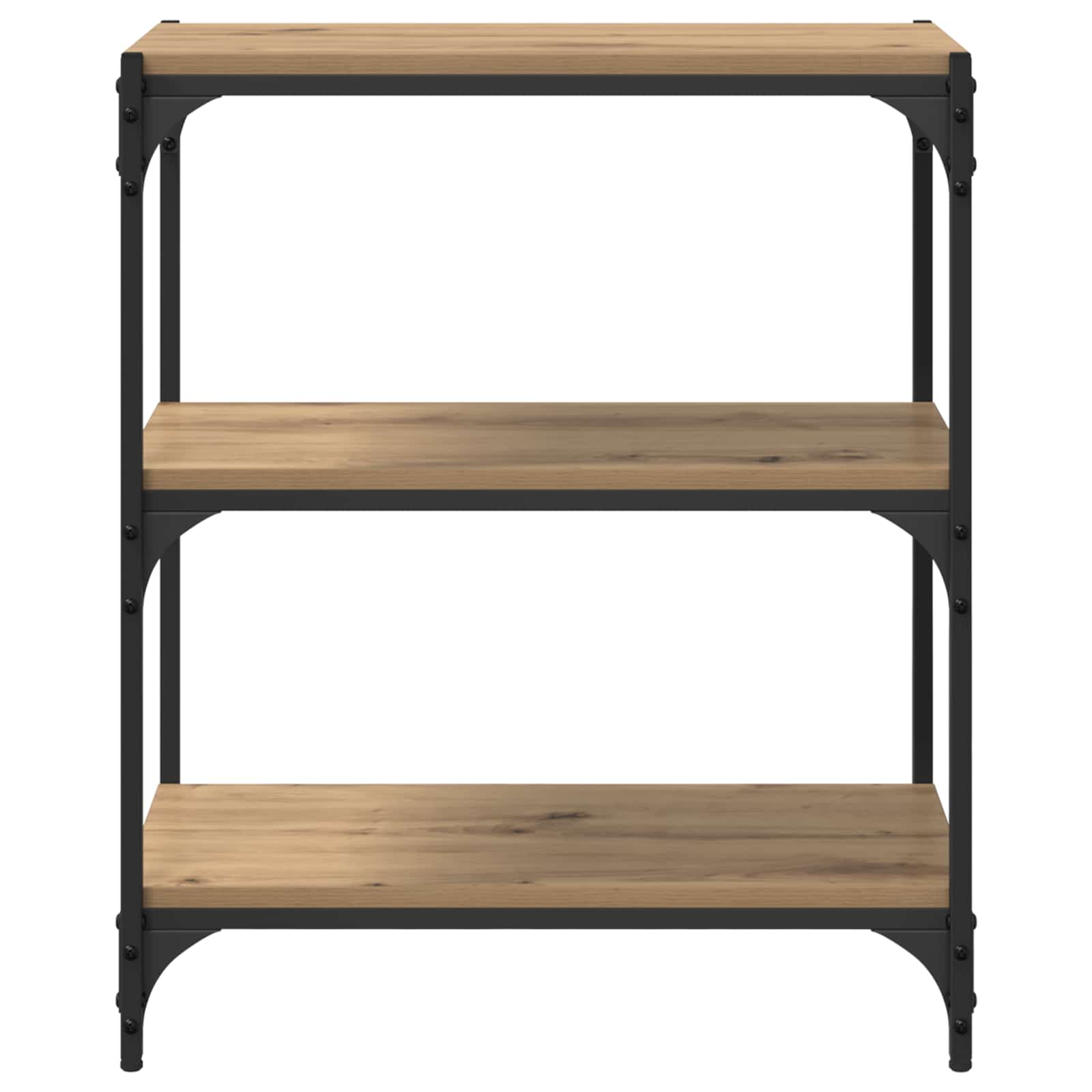 Bücherregal 3 Ebenen 60 x 33 x 70,5 cm Holzwerkstoff