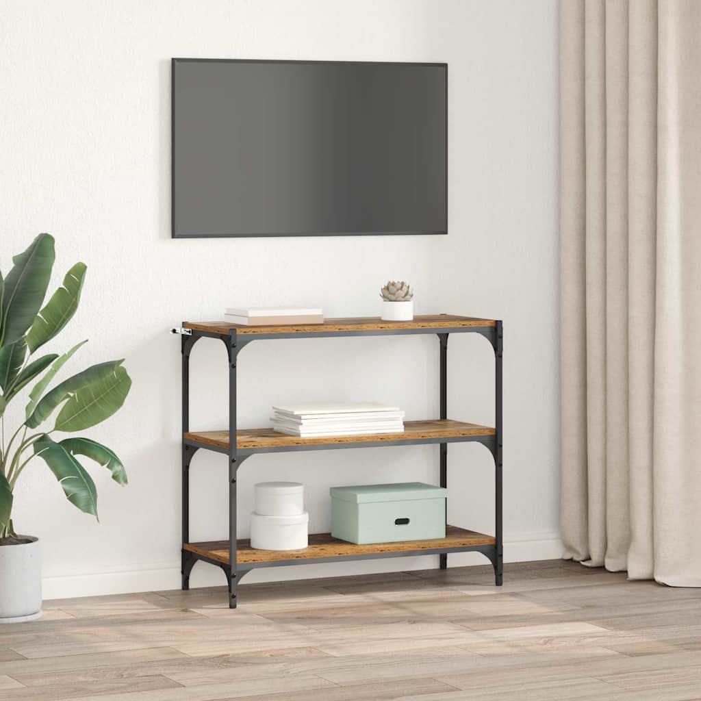 Bücherregal Altholz 80 x 33 x 70,5 cm Holzwerkstoff