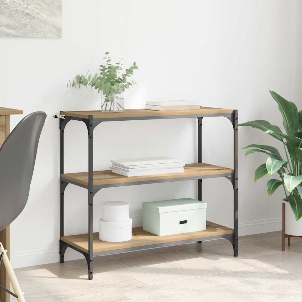 Bücherregal Artisan-Eiche 80 x 33 x 70,5 cm Holzwerkstoff