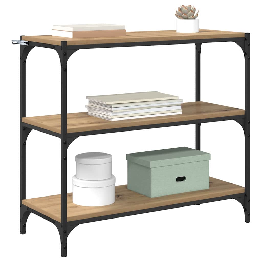 Bücherregal Artisan-Eiche 80 x 33 x 70,5 cm Holzwerkstoff