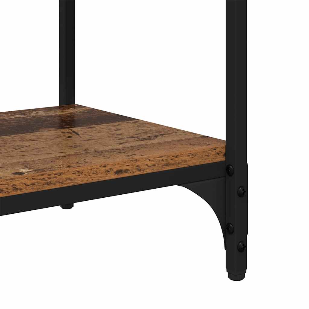 Bücherregal Altholz 100 x 33 x 70,5 cm Verbundholz und Eisen