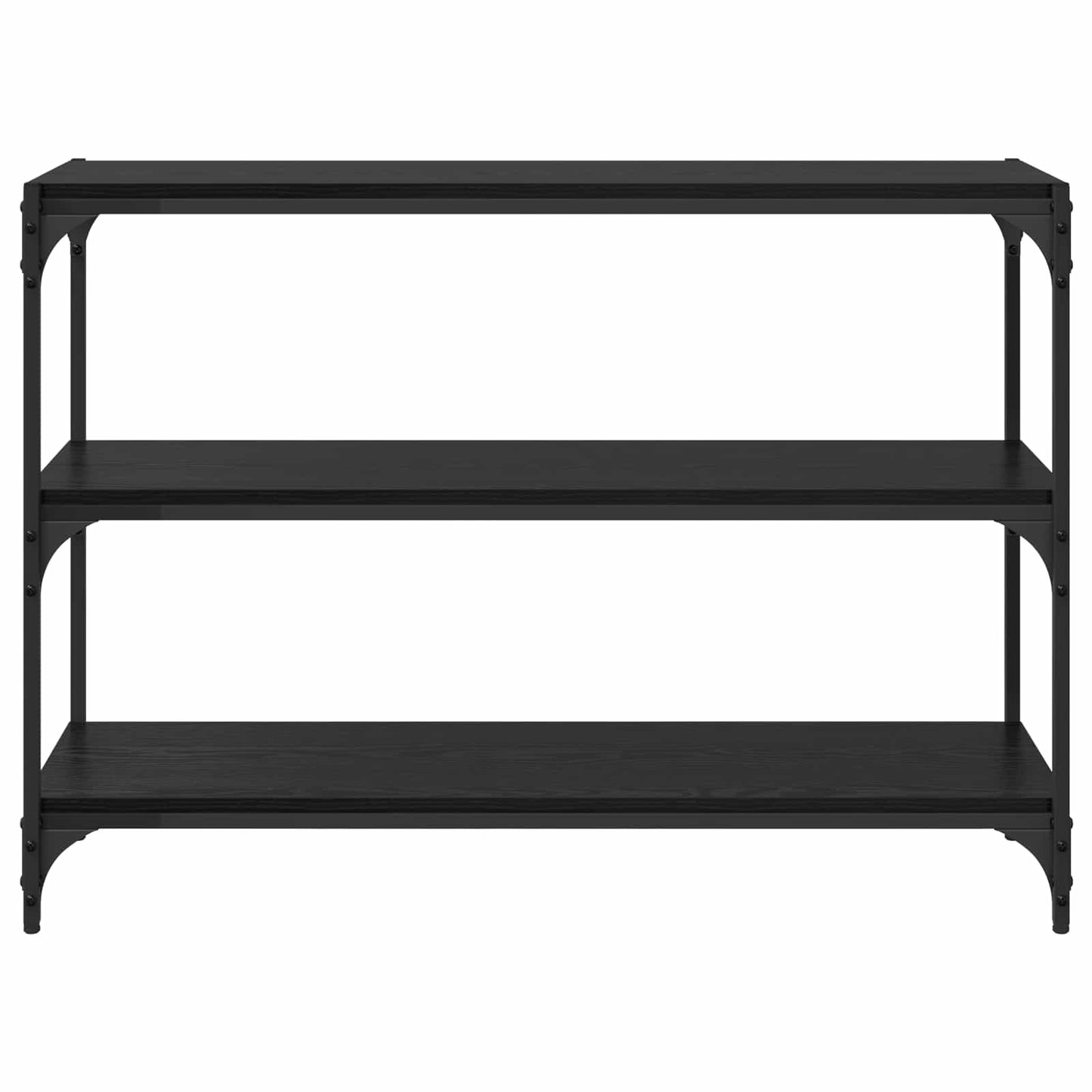 Bücherregal Schwarz Eichen-Optik 100 x 33 x 70,5 cm