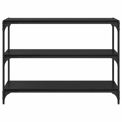 Bücherregal Schwarz Eichen-Optik 100 x 33 x 70,5 cm