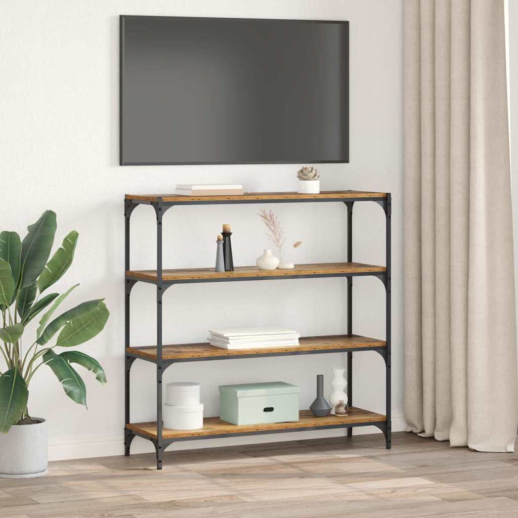 Bücherregal Altholz 100 x 33 x 100 cm Holzwerkstoff