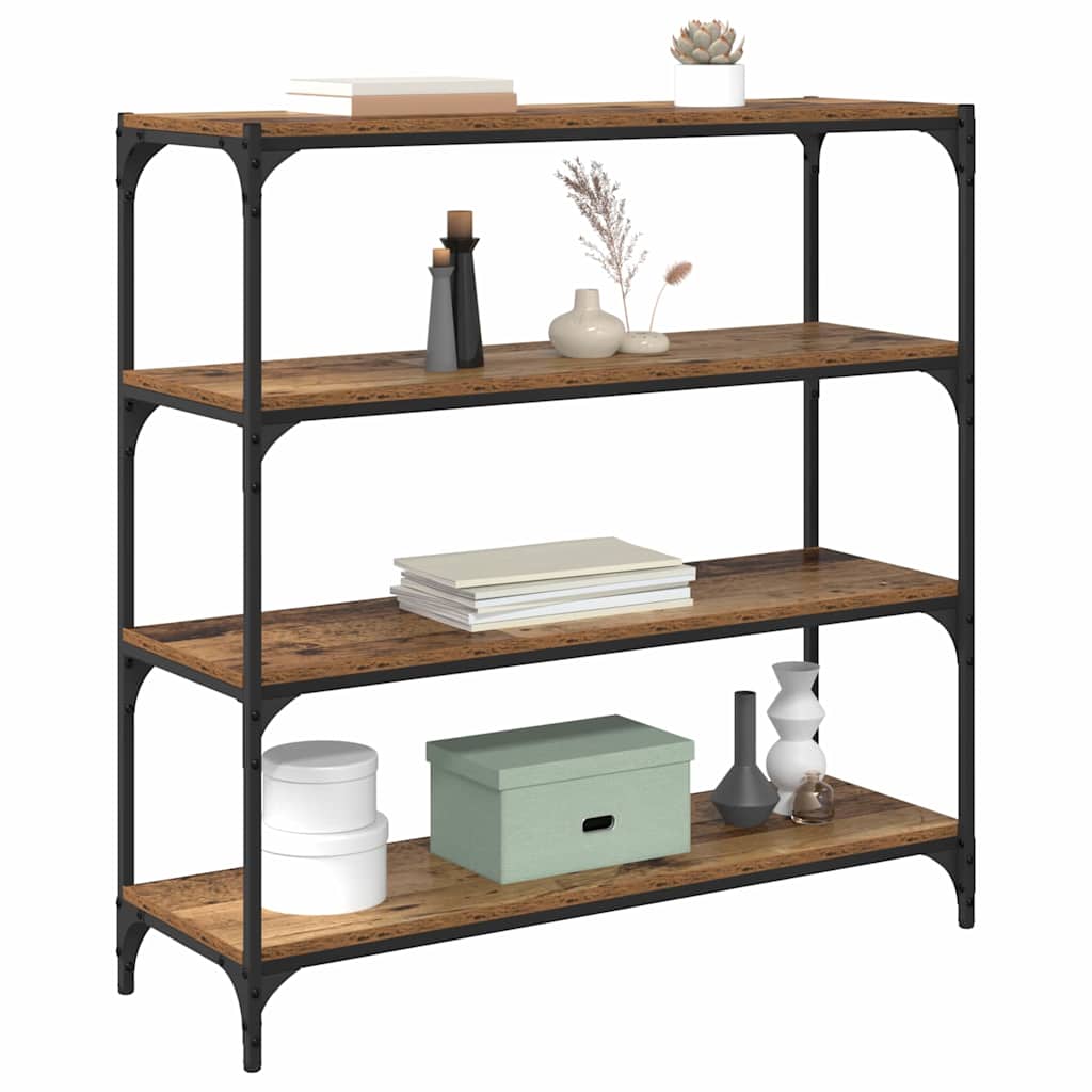 Bücherregal Altholz 100 x 33 x 100 cm Holzwerkstoff