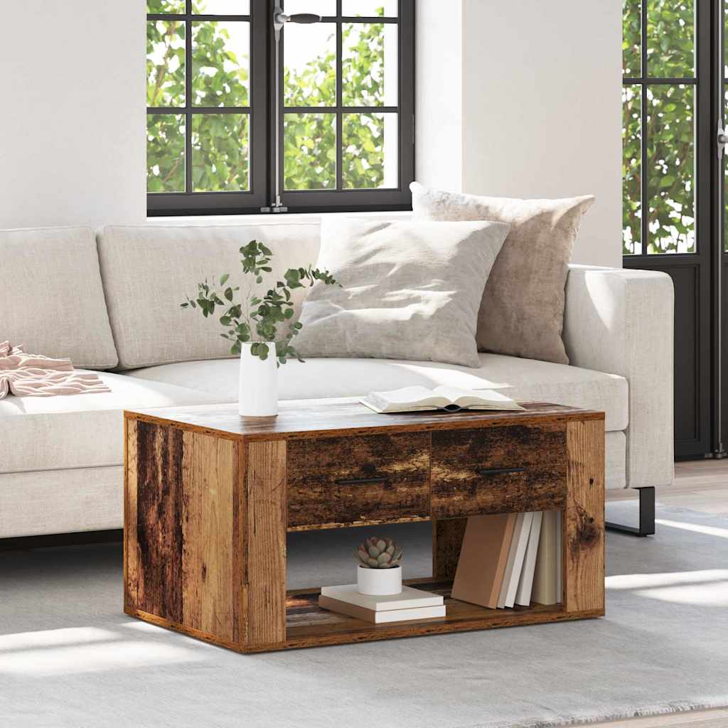 Couchtisch Altholz 80 x 50 x 40 cm Holzwerkstoff