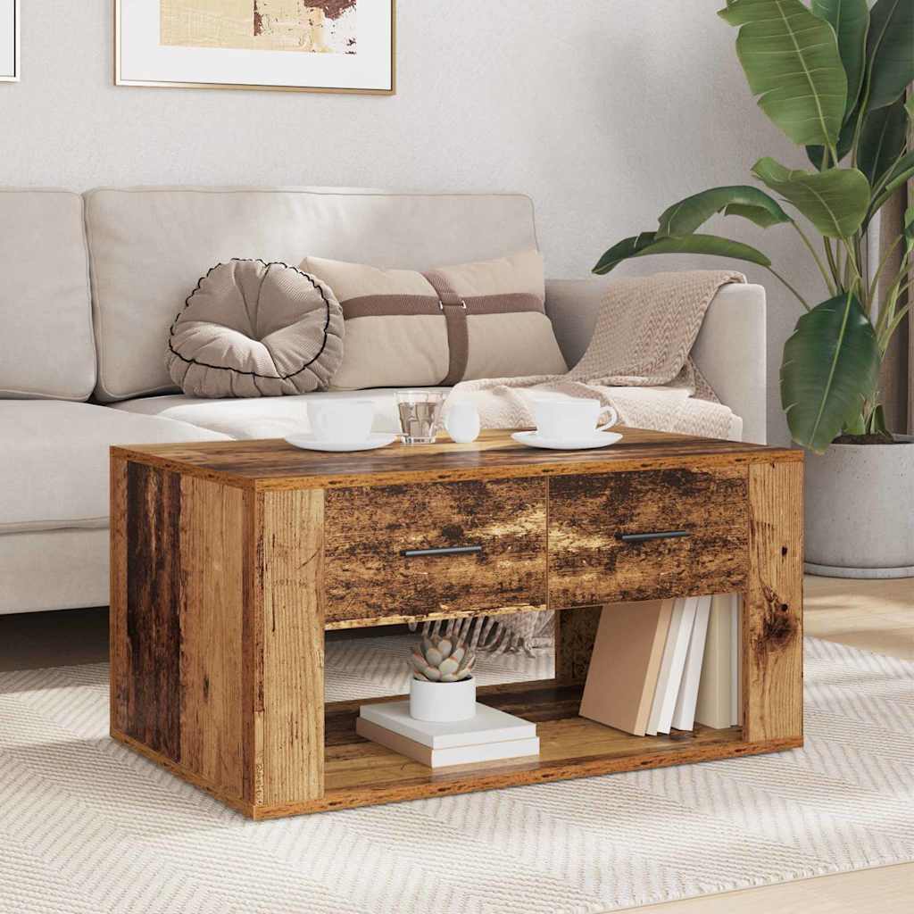 Couchtisch Altholz 80 x 50 x 40 cm Holzwerkstoff