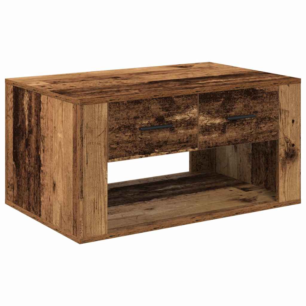 Couchtisch Altholz 80 x 50 x 40 cm Holzwerkstoff