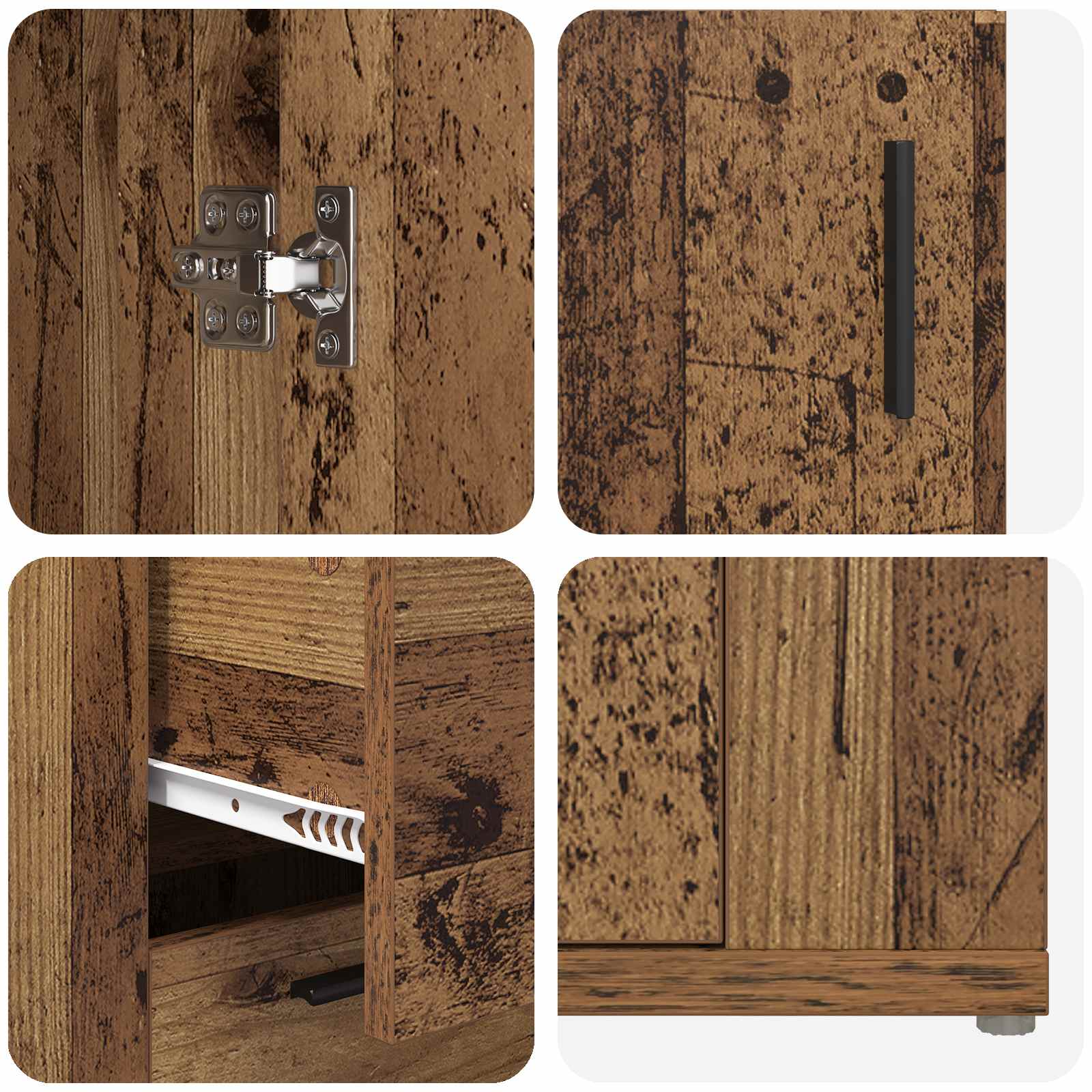 Sideboard Altholz 100 x 33 x 59.5 cm Holzwerkstoff