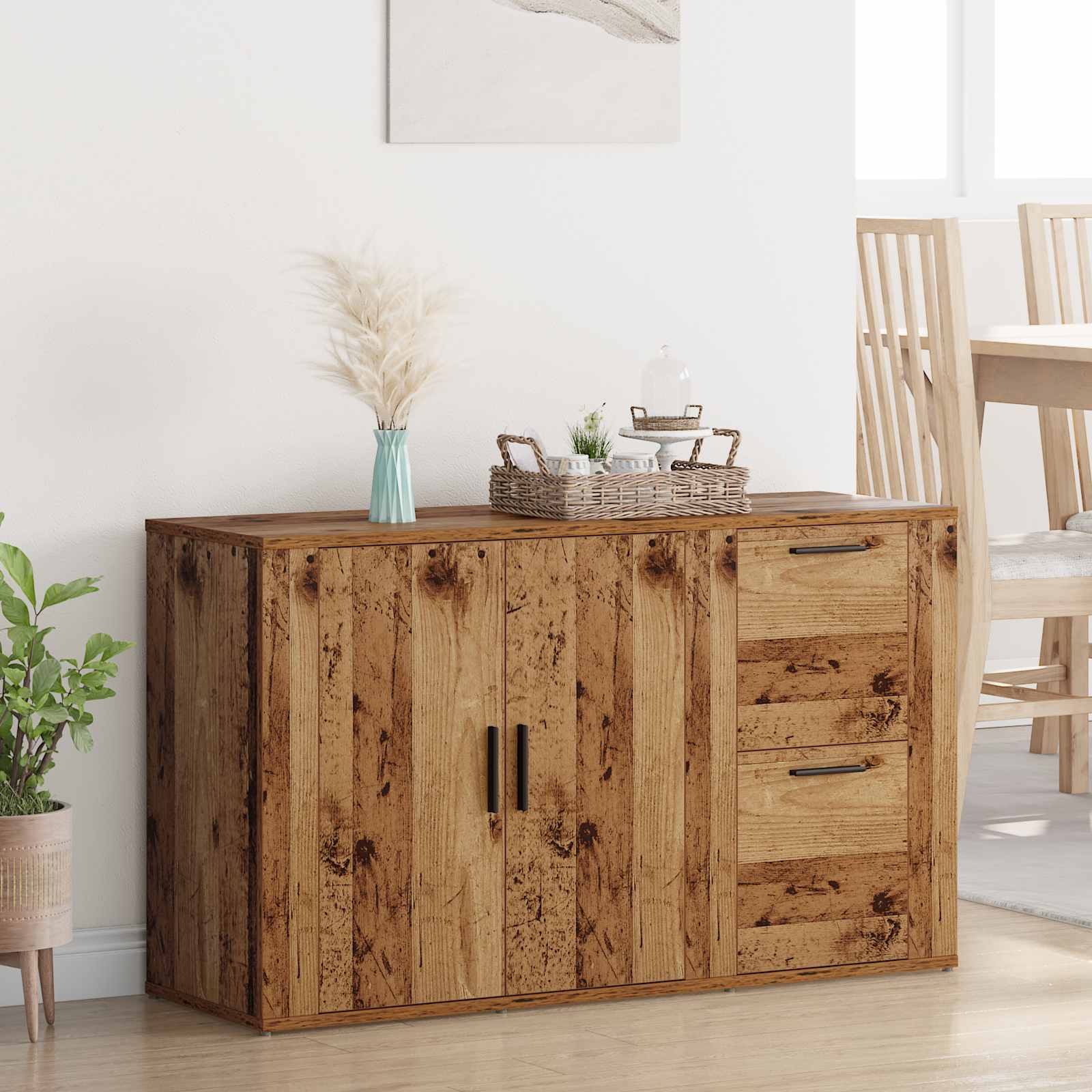 Sideboard Altholz 100 x 33 x 59.5 cm Holzwerkstoff