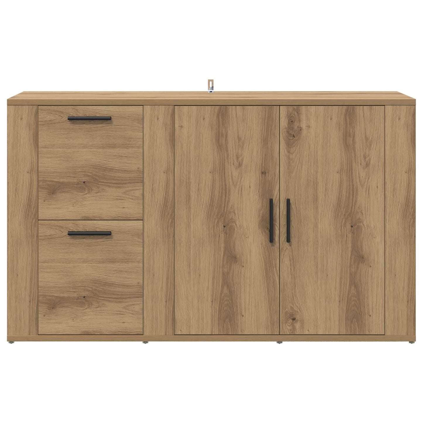 Sideboard Artisan-Eiche 100 x 33 x 59.5 cm Holzwerkstoff