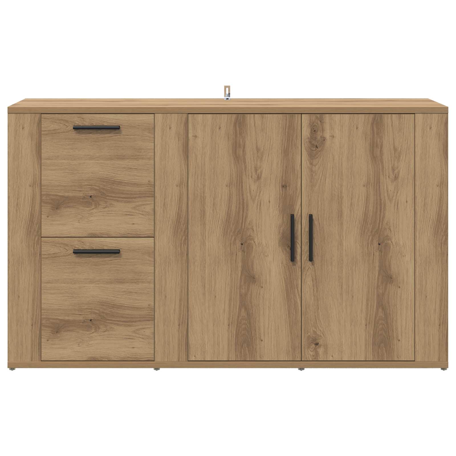 Sideboard Artisan-Eiche 100 x 33 x 59.5 cm Holzwerkstoff