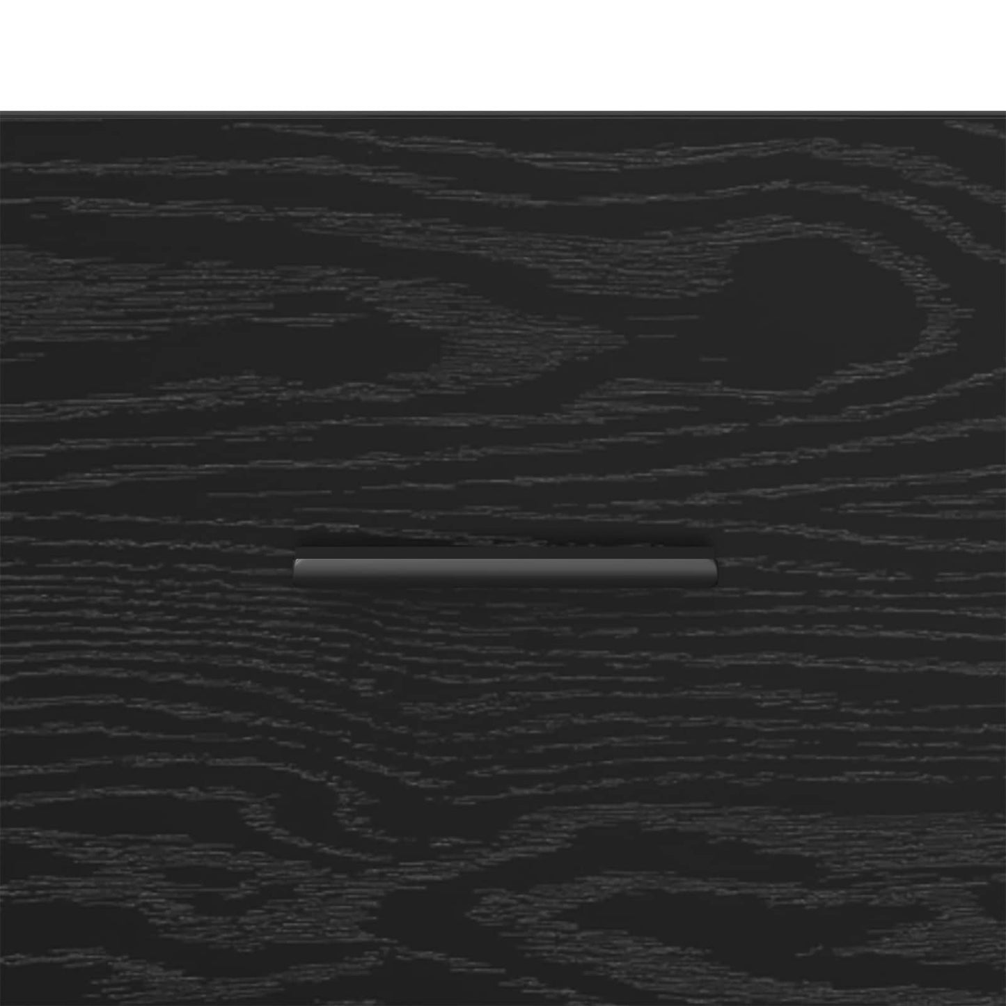 Sideboard Schwarz Eichen-Optik 100 x 30 x 59,5 cm Holzwerkstoff